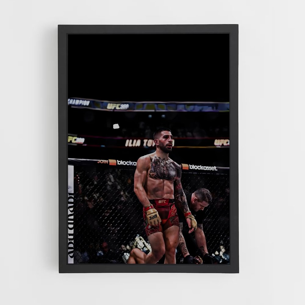 Poster Ilia l'Inébranlable – affiche MMA (vue 2)